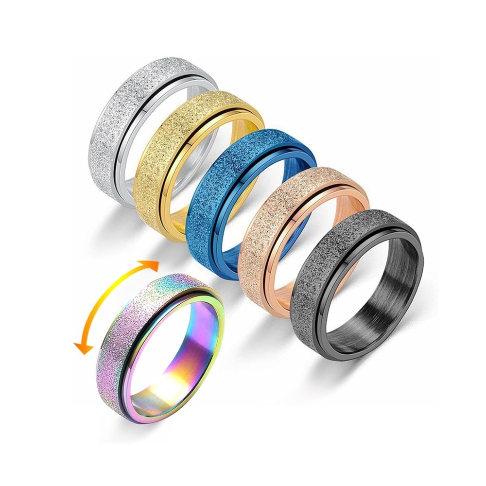 NWT Anxiety Worry Ring - Stim/Sensory Fidget Spinner - Choose Your Color!